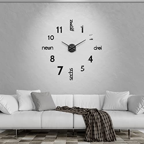 Orologio gigante XXL 3D da parete, con quadrante