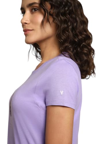 Image of Van Heusen Women's Cotton Regular Fit T-Shirt