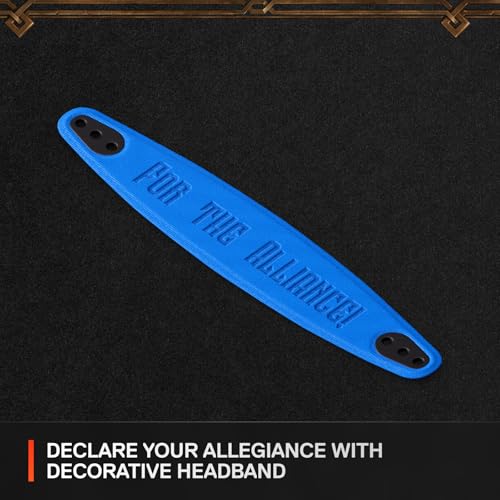 Image of SteelSeries Arctis Nova Booster Pack - World of Warcraft Alliance Edition - Free In-Game Item - Gaming Headset Accessory - Nylon Headband - Customize with Unique Speaker Plates - Limited Edition