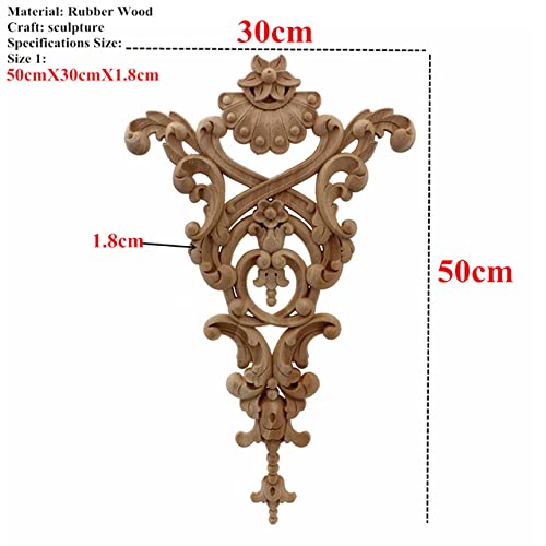 Figurine décorative LVTFCO fleur sculptée pour masquer les défauts de meuble - 3