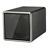 Stromversorgung: UK-Adapter oder 2 AA-Batterien. Nur 1 Gleichstrom / Wechselstrom-Adapter erforderlich, jede Einheit kann mit einer anderen Einheit durch ein Gleichstromverbindungskabel verbunden werden. Mit Batterien, nutzen Sie den Uhrenbeweger zu jederzeit und an jedem Ort. Abmessungen: 17,5 x 9,8 x 9,8 cm.