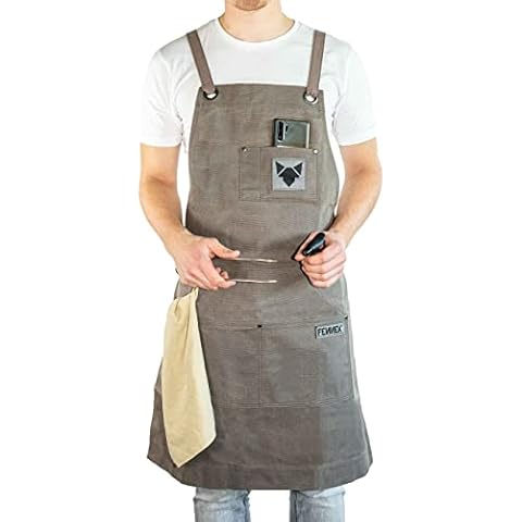 FENNEK Grillschürze | hochwertig verarbeitet | mit Imprägnierung durch Wachsschicht Cover