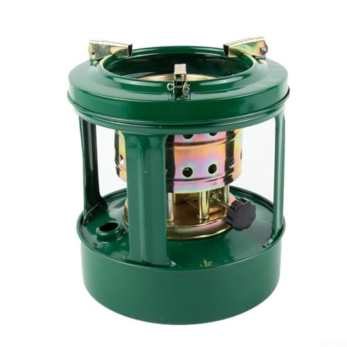 LatoYard Estufa de camping portátil de queroseno con quemador de 8 núcleos, 17 cm de diámetro, 6-7 horas de combustión, para picnic al aire libre y senderismo