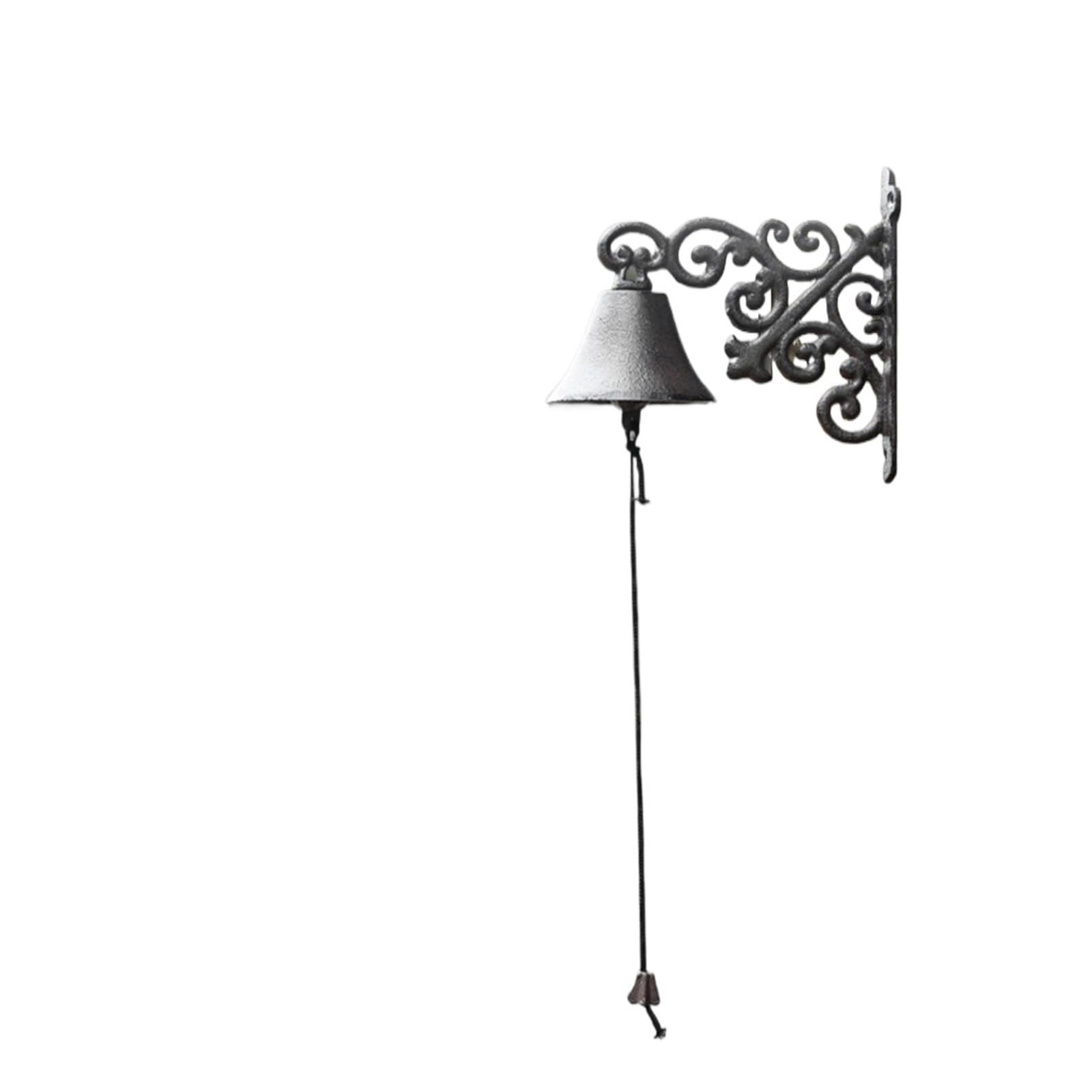 Manually Shaking Bell Doorbell With Rope Wall Mounted Mounts Hanging Dinner For Farmhouse Boat For Home Bar