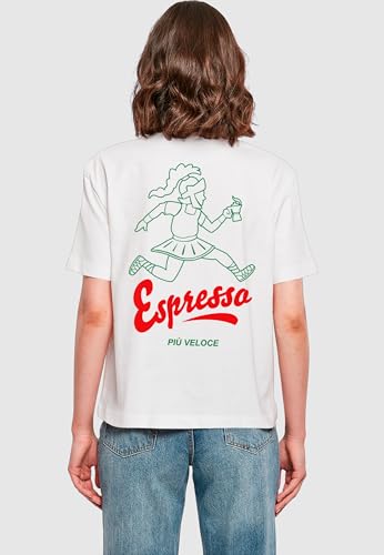 Tee-shirt Miss Tee Damen Più Veloce haut mode casual manches courtes