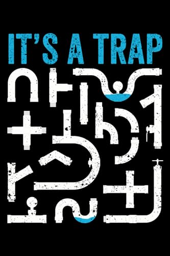 It's A Trap Plumber Funny Plumbing Handyman Pipe Fitter: Home Improvement Gifts Diy House Handyman | Dot Grid Journal, Notebook or Organizer | Notes, ... book, Scheduler, Task Checklist | 6x9 Inches image 2