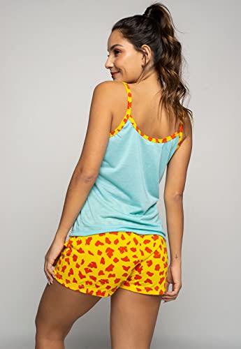 Pijama Baby Doll Curto Adulto Personagem (Girafa, P)