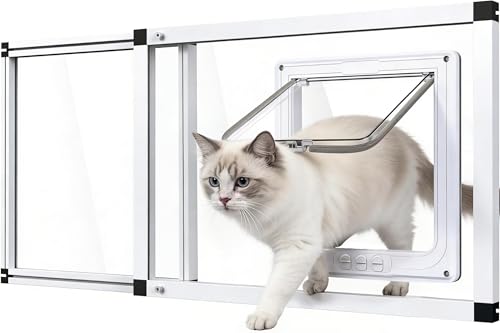 Full Glass Cat Door for Window