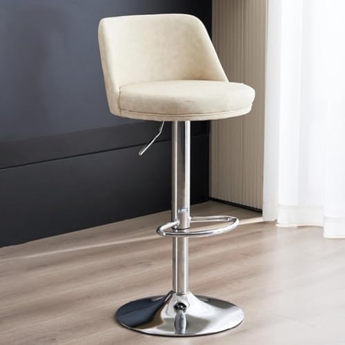 Tabourets de bar réglables cuir PU bleu chaise comptoir îlot cuisine