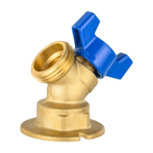 EFIELD 1/4-Turn Sillcock Hose Bibb with Flange, 3/4 Inch Female Threaded Inlet x 3/4 Inch. MHT Outlet,(SILLCOCK053) - Image 5