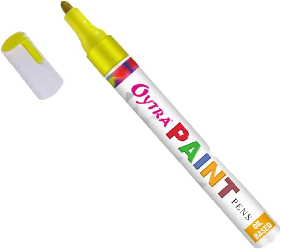 Oytra Paint Marker Pens Permanent Waterproof Oil Based Individual pens Works and All Surfaces, Wood, Fabric, Steel, Glass (Yellow) (B0CKHCGQHT) Amazon Price History, Amazon Price Tracker