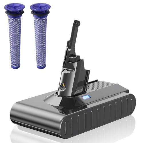 JUNWOOD Upgraded 7.0 Ah 21.6V V8 SV10 215681 Battery Replacement for Dyson V8 Battery Compatible with V8 Absolute Motorhead Fluffy Animal 967834-05 Vacuum Cleaner