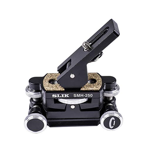 Tête Slik Smh-250 micro mouvement ajuster trépied pour alignement macro précis