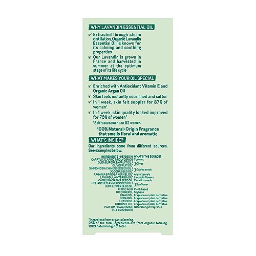 Garnier Organic Soothing Lavandin Glow Facial Oil Healthy Smooth And Glowing Skin, 30ml - Image 5