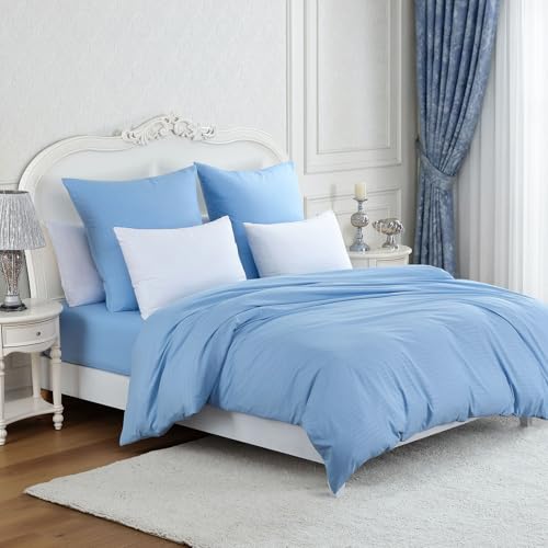 ClevaHome Juego de Funda nórdica 3 Piezas,Funda