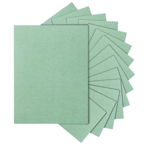 Silunkia 40 Sheets Sage Green Cardstock 8.5 x 11 Craft Paper 75lb