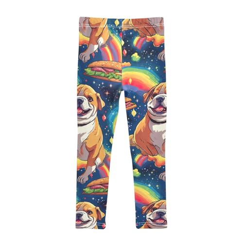 Kids High Waist Taco Pug Dog Leggings for Toddler Girls 4T 202b29042