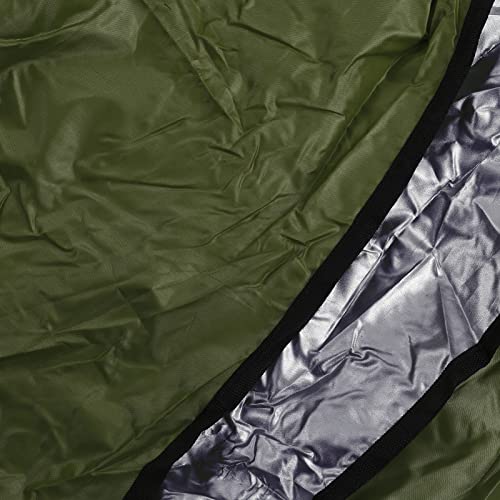 Toldo para piscina triangular de tela con revestimiento plateado 118x118x118 pulgadas #2 5