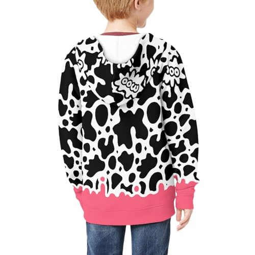 Kids Hoodies Sweatshirt Zip Up Novelty Boys Girls Hoody Jackets Youth Hood with Pocket2