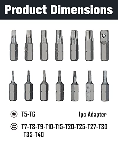 Rotation TC 20005 14-Piece Tamper Resistant Star Bits thumb #1