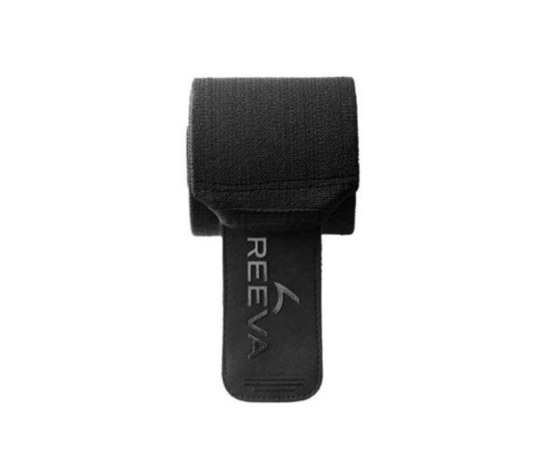 reeva Bandages de Poignet Powerlifting-60 cm Wrist Wrap Mixte Adulte, Noir, m