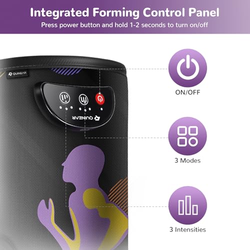 Image of QUINEAR Cordless Leg Massager, Air Compression Calf Massager for Circulation Pain Relief, Sequential Compression Device with 3 Modes 3 Intensities for Swelling Soreness - Ideal Gift for Mom and Dad