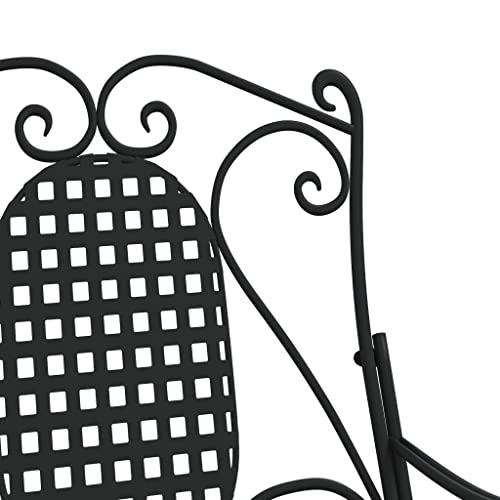 Fauteuil à bascule résistant aux intempéries avec dossier confortable - 8