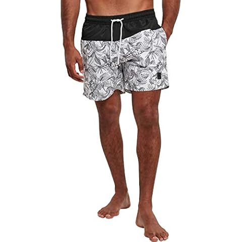 Urban Classics Pantalones Cortos con Estampado, Bañadores Ajustados Cover