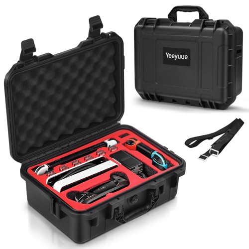 Yeeyuue Carrying Case for Nintendo Switch,IP67 Waterproof Hard Shell Travel Case with Soft Lining,Protective Storage for Console,Pro Controller & All Accessories