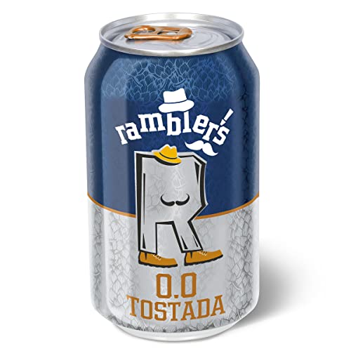 DIA RAMBLERS cerveza tostada 0,0% alcohol lata 33 cl
