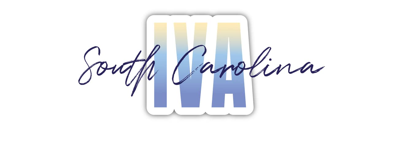 Iva South Carolina Souvenir 2-Inch Magnet Script Design 2 Inch|Magnet
