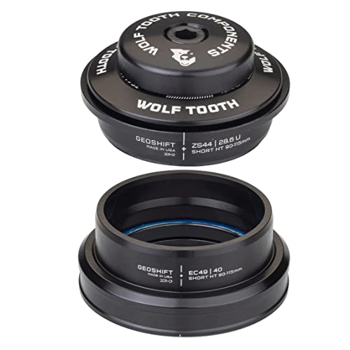 �E���t�g�D�[�X(Wolf Tooth) ZS44 Upper EC49 Lower GeoShift Performance Angle Headset Long(115-140mm)