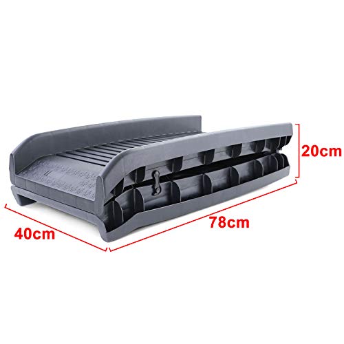 Auto PKW Hunderampe Einstieghilfe Anti Rutsch klappbar Schwarz 155x40cm 90Kg