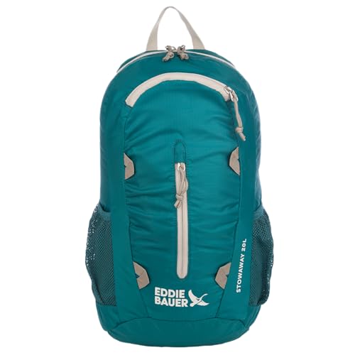 Eddie Bauer Stowaway Packable Backpack | Travel | Outdoor | Lightweight | Foldable | Durable | Ripstop Polyester | 20L - Deep Sea