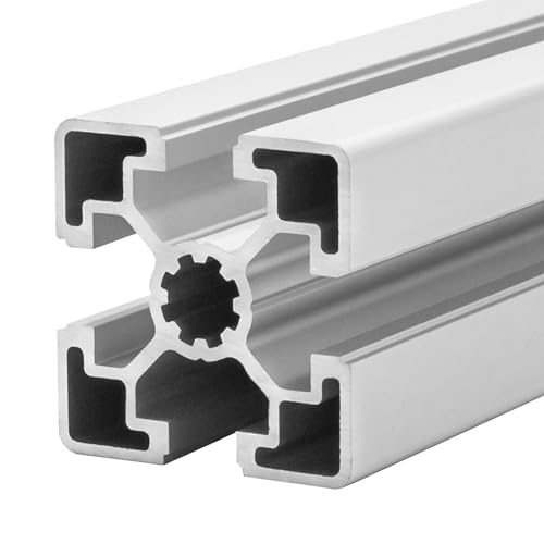 GAL - INDUSTRIAL Aluprofil 45x45 mm | Nut 10 | Länge 10–400 cm wählbar | Eloxiertes und Wetterfestes Alu Profil | Konstruktionsprofil Bosch Item Kompatibel | Systemprofil für Industrie und DIY