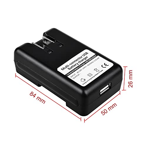 Cargador universal móvil con pantalla LCD para celulares miniatura 6