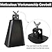 Goghost Steel Cowbell with Stick, Noise Makers Hand Metal Percussion Cow Bells for Drum Set (4