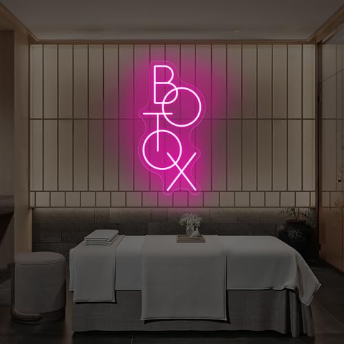 Image of Botox Logo Neon Sign, Botox Filler Led Light, Beauty Studio Wall Decor