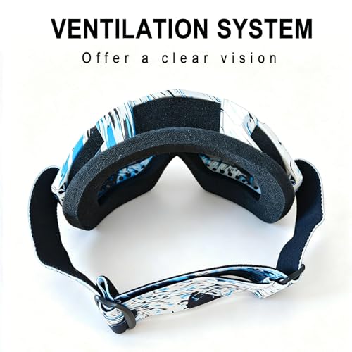 Image of Dirt Bike Goggles Motorcycle ATV Glass Riding Four Wheeler Offroad Mx Racing Helmet Goggles