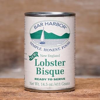 Bar Harbor New England Lobster Bisque, Ready to Serve, 14.5 oz BPA-NI Lined Can [Pack of 2]