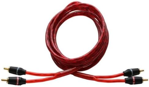 Interlink 101XLN RCA to RCA Stereo Audio Cable (5 Metres, Red)