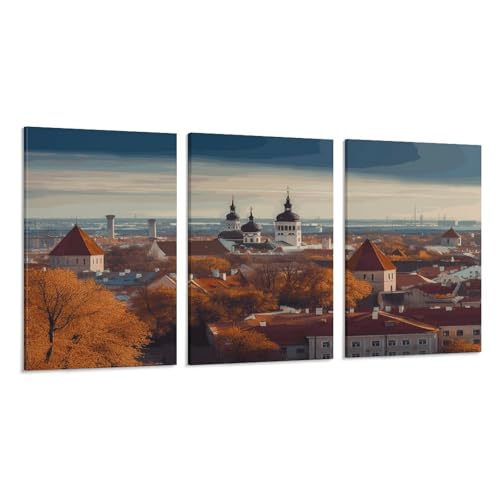 Toile Tallinn Estonie de qualite superieure tableau deco premium