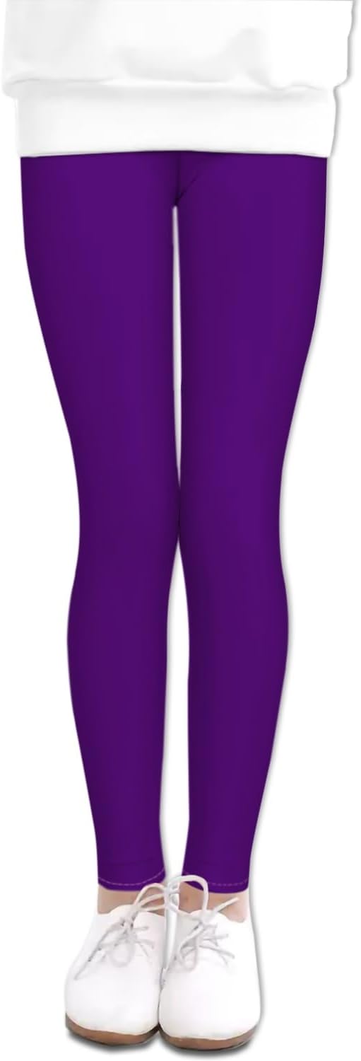 LUOUSE Girls' Leggings Full Length Comfy Pants Trousers 4-13 Years - Image 6