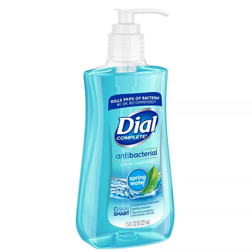Dial Liquid Hand Soap, Spring Water, 7.5 Fl. Oz, Pack Of 6 #TOP2