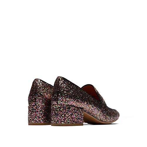 Image of Gentle Souls by Kenneth Cole Women's Eliott Menswear Block Heel Loafer- Leather Dress Pump
