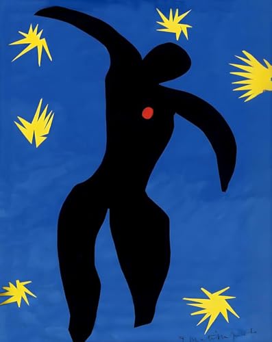 Affiche Henri Matisse Icare de Jazz poster abstrait 30x40cm pour la décoration murale du salon