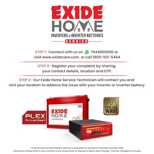 Image of Exide Inverter & Battery Combo for Home, Office & Shop-STAR12V1125(1125VA /12V) Pure Sine Wave Home UPS+INVA Master IMTT1500 150Ah Tall Tubular Battery|42M Inverter & 60M B Warranty