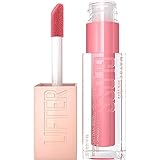 Maybelline New York Lifter Gloss Hydrating Lip Gloss with Hyaluronic Acid, Gummy Bear, Sheer Light Pink, 1 Count