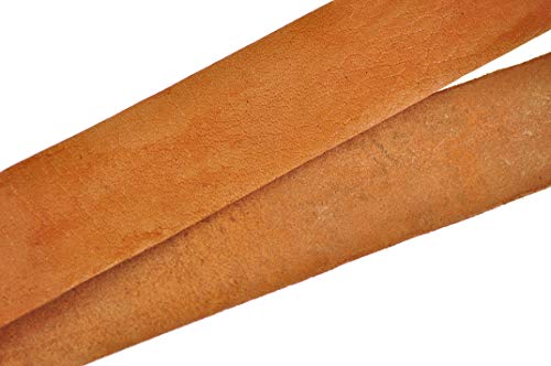 Esnado Leather Strap / Band / Cord, Flat 1 metre. Width/colour: selectable., Leather, natural brown, Breite: 20 mm - Image 2