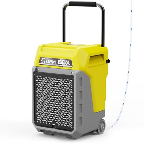 ALORAIR 170 Pints LGR Commercial Dehumidifier with Pump & Drain Hose, Portable Insutrial Dehumidifier for Basments, Home, Job Sites, Fit for 2,100 Sq.Ft Space with Wheels & 5 Years Limited Warranty